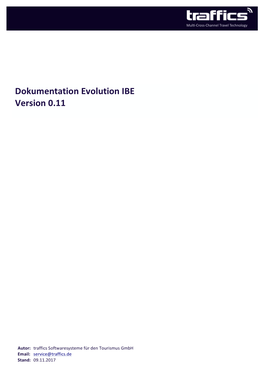 Dokumentation Evolution IBE Version 0.11