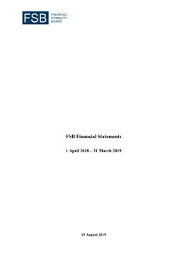 FSB Financial Statements