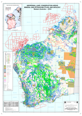 Aboriginal Land, Conservation Areas, Mineral and Petroleum Titles, and Geology, Western Australia