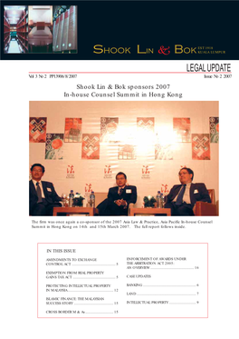 Legal Update Issue 2 2007