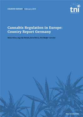 Cannabis Regulation in Europe: Country Report Germany