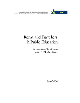 Roma and Travellers in Public Education