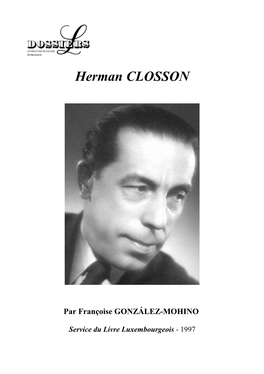 Herman CLOSSON