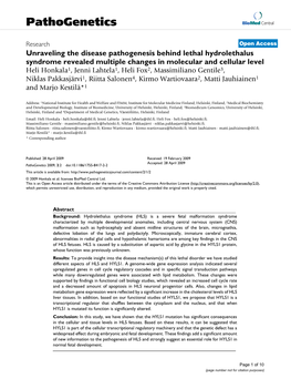 Viewed and Published Immediately Upon Acceptance Cited in Pubmed and Archived on Pubmed Central Yours — You Keep the Copyright