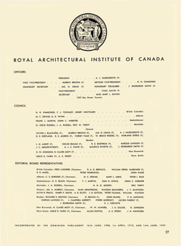 Royal Architectural Institute of Canada