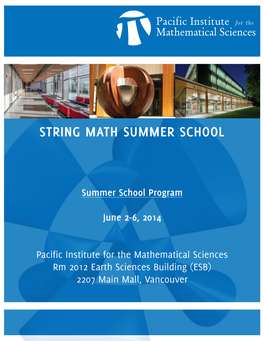 String Math Summer School