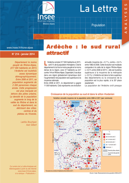 Ardèche : Le Sud Rural N° 214 - Janvier 2014 Attractif