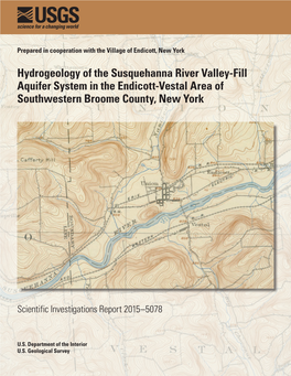 Hydrogeology of the Susquehanna River Valley-Fill Aquifer System in the Endicott-Vestal Area of Southwestern Broome County, New York