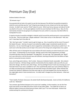 Premium Day (Eve)