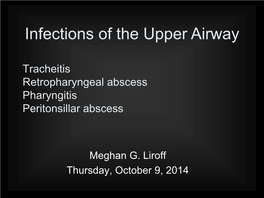 Infections of the Airway