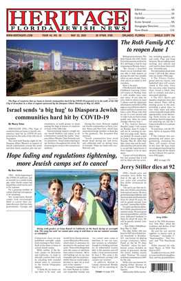 Hope Fading and Regulations Tightening, More Jewish Camps Set