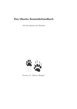 Das Ubuntu-Anwenderhandbuch