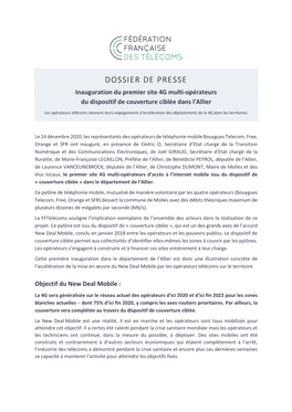 Consulter Le Dossier De Presse