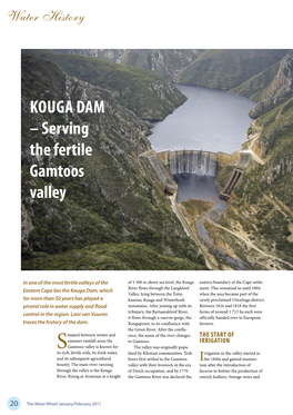 Kouga Dam – Serving the Fertile Gamtoos Valley