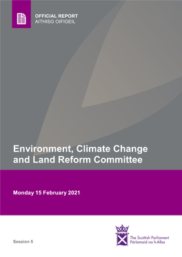 Environment, Climate Change and Land Reform Committee