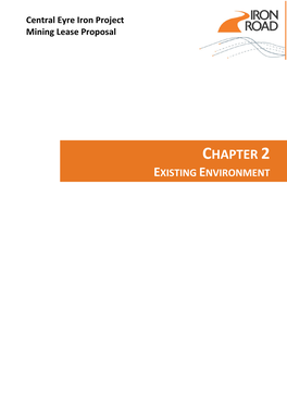 Chapter 2: Description of the Existing Environment