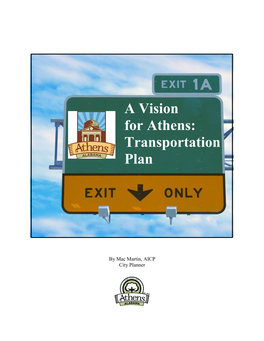 A Vision for Athens: Transportation Plan