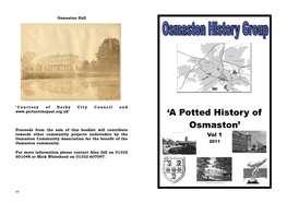'A Potted History of Osmaston'