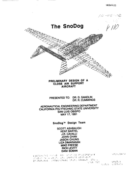 The Snodog J,//;2 •, ,, 