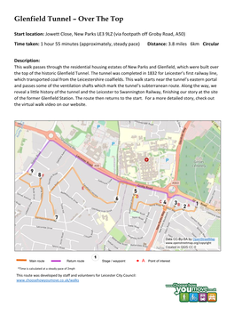 Glenfield Tunnel – Over the Top