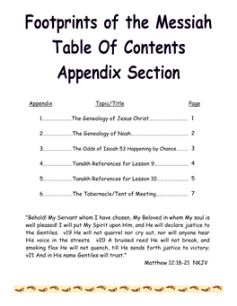 Appendix 1: the Genealogy of Jesus Christ