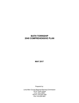 Bath Township 2040 Comprehensive Plan