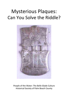 Mysterious Plaques: Can You Solve the Riddle?