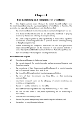 Final Report for the Inquiry Into the Approvals Process for Renewable Energy Projects in Victoria Was Tabled on 25 February 2010