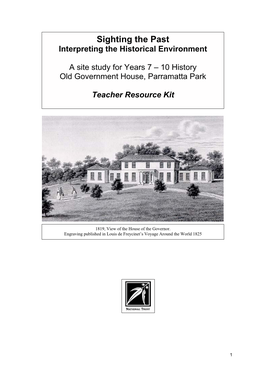 10 History Old Government House, Parramatta Park Teacher Resource