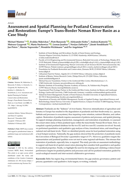 Europe's Trans-Border Neman River Basin As a Case S