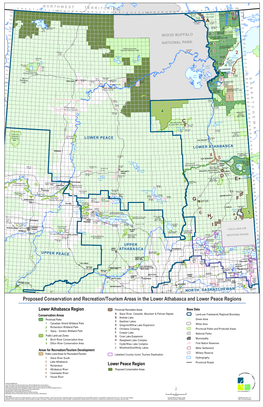 Proposed Conservation Areas in the Lower Athabasca and Lower Peace