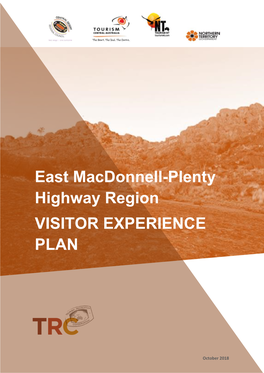East Macdonnell-Plenty Highway Region VISITOR EXPERIENCE PLAN