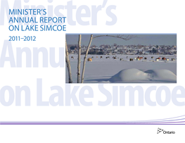 Minister's Annual Report on Lake Simcoe
