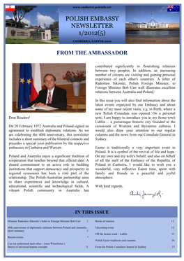 Polish Embassy Newsletter 1/2012(5)