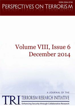 Perspectives on Terrorism, Volume 8, Issue 6 (2014)
