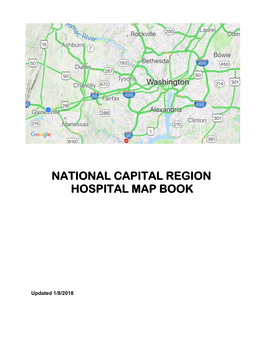 National Capital Region Hospital Map Book