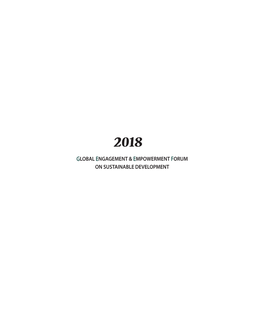 Global Engagement & Empowerment Forum on Sustainable Development