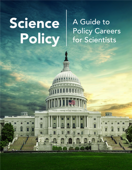 Guide to Policy Careers for Scientists