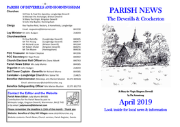 PARISH NEWS April 2019