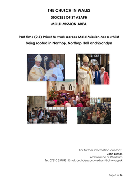 The Church in Wales Diocese of St Asaph Mold Mission Area