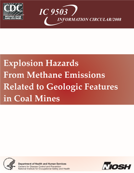 Explosion Hazards from Methane Emissions Related to Geologic Features in Coal Mines