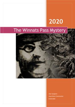 The Winnats Pass Mystery