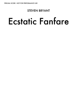 Ecstatic Fanfare