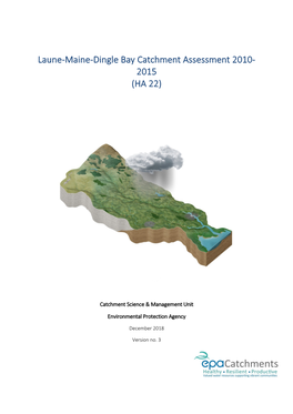 Laune-Maine-Dingle Bay Catchment Assessment 2010- 2015 (HA 22)
