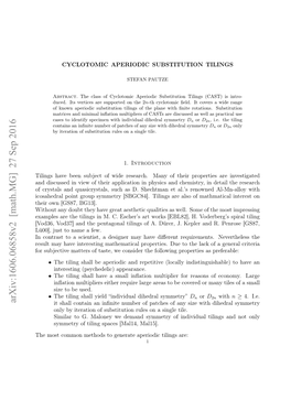 Cyclotomic Aperiodic Substitution Tilings