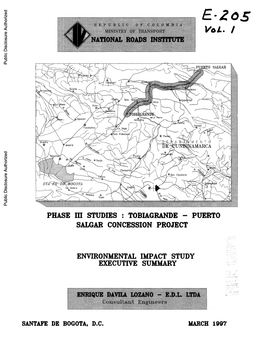 Environmental Impact Study Executive Summary