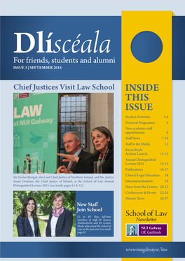 School of Law Newsletter 2015