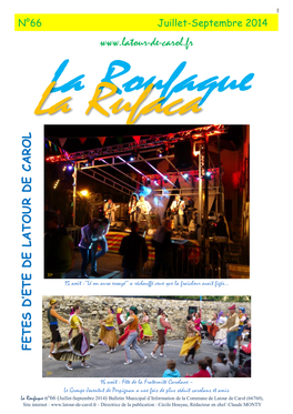 La Roufaque N°66 Juillet- Septembre 2014[...]