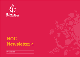 Baku 2015 NOC Newsletter 4