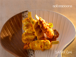 Satay Gai Satay Gai Chicken Satay